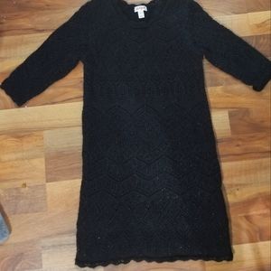 Long Black Kids Dress